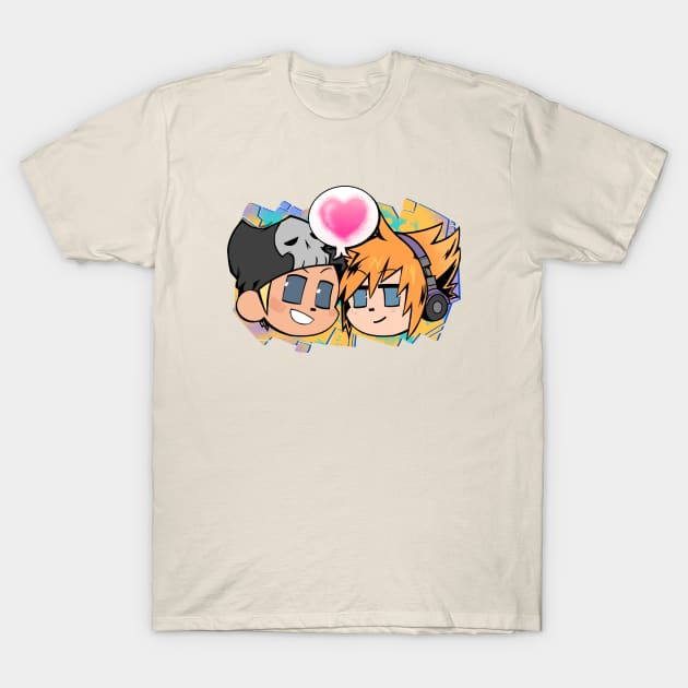 NekuBeat Chibis T-Shirt by VenaCoeurva